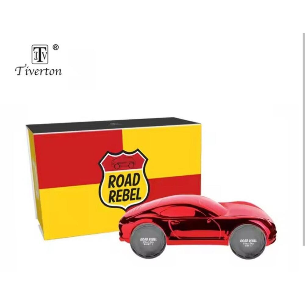 Tiverton Road Rebel For Men Cologne Car Red *Retail $60+* Brand New! CLEARANCE